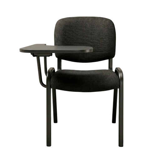 [3683-T] SILLA DE ESPERA BASIC CON TABLETA COLOR NEGRO-WCH