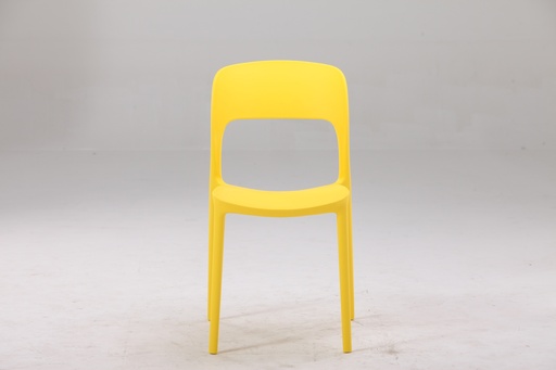 [BD003-0226] SILLA COMEDOR MARVIN AMARILLO (40.8*41.9*82.7CM)-PP