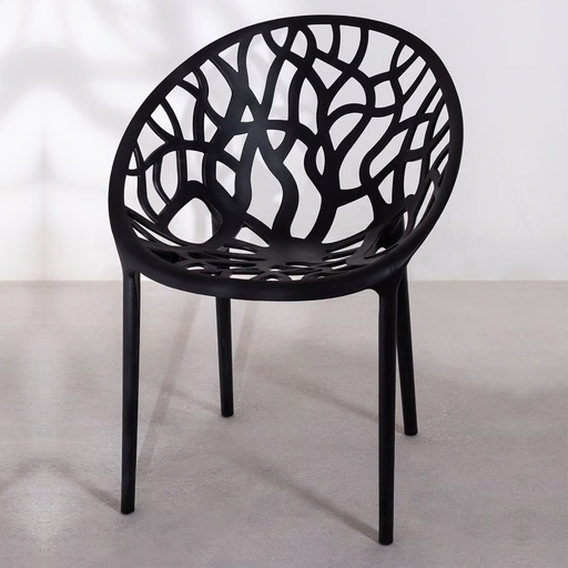 [66876] SILLA DEMI COLOR NEGRO