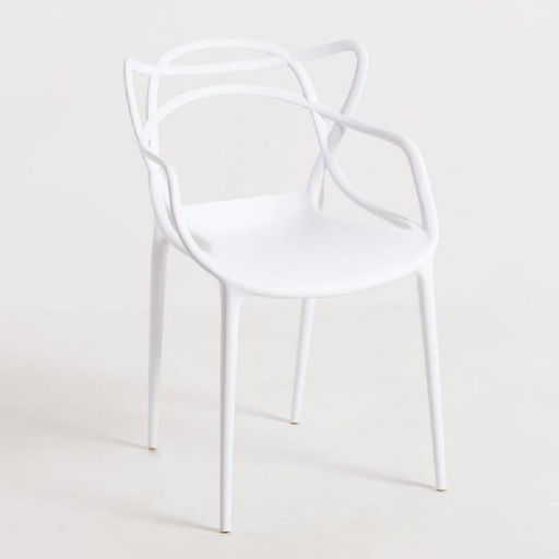 [50132] SILLA HERMES COMEDOR COLOR BLANCO (YWJ-6648)