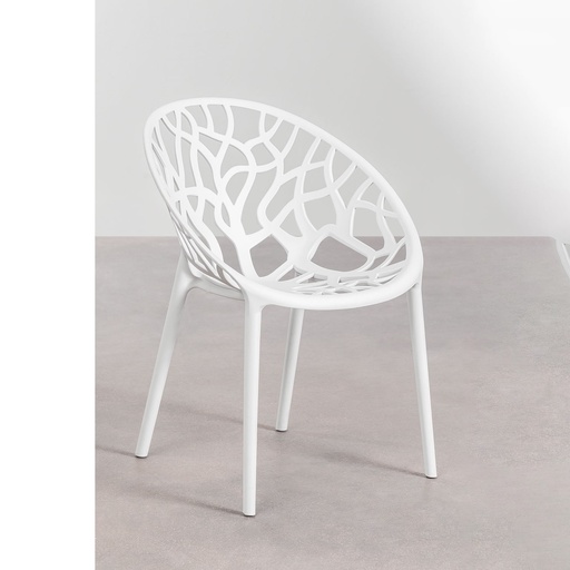 [77807] SILLA DEMI COLOR BLANCO